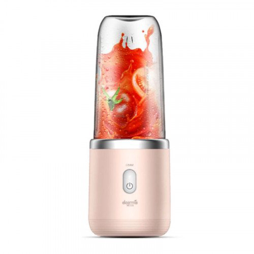 Блендер Deerma Mini Juice Blender DEM-NU05 розовый