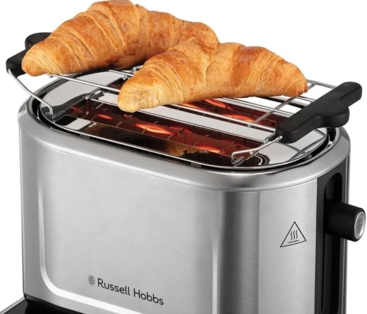 Тостер Russell Hobbs 26210-56 черно-серебристый - ForteMarket Тостер Russell Hobbs 26210-56 черно-серебристый купить,0