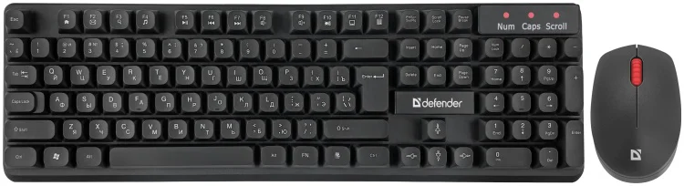 Клавиатура + мышь Defender Milan C-992 Black