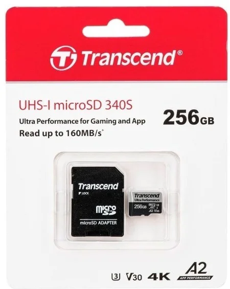 Карта памяти Transcend TS256GUSD340S 256Gb - ForteMarket Карта памяти Transcend TS256GUSD340S 256Gb купить,0