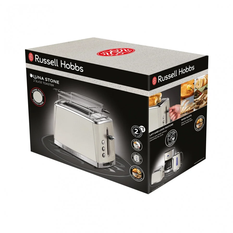 Тостер Russell Hobbs 26970-56 бежевый - ForteMarket Тостер Russell Hobbs 26970-56 бежевый купить,0