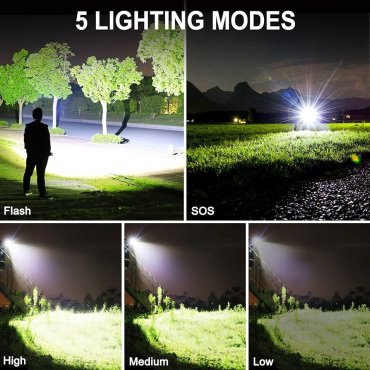 Турестический фонарь Led Tactical Flashlight XHT-70 черный