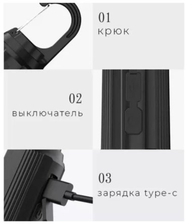 Турестический фонарь Лампа фонарь кемпинговый черный