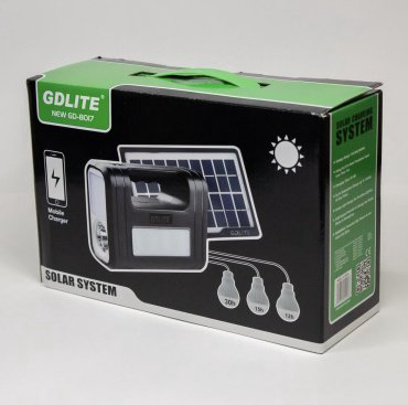 Турестический фонарь GDLITE GD8017 черный купить,19000