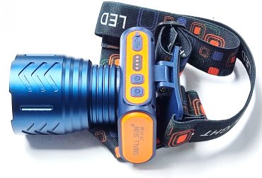 Турестический фонарь ZY-H136 налобный синий