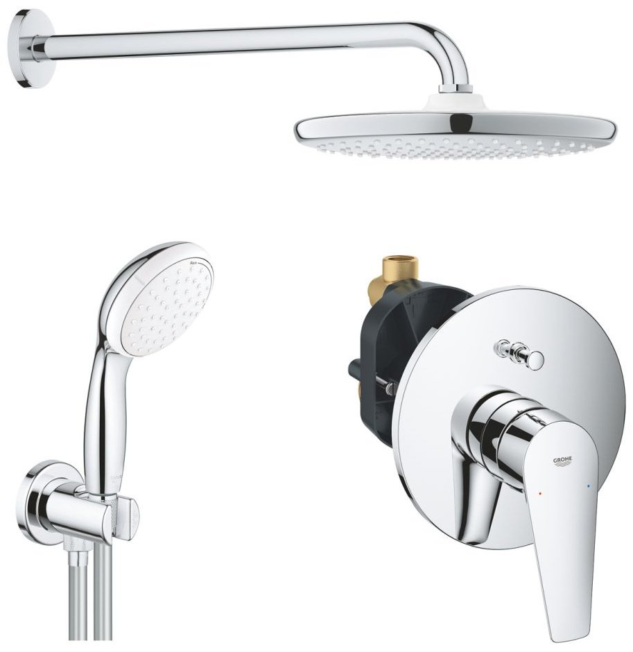 Grohe душевой набор (гарнитур) BauEdge, абс-пластик купить,NaN