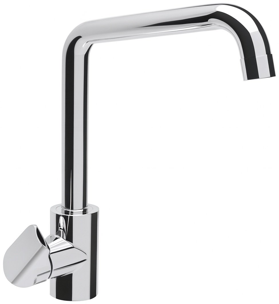 Смеситель для кухни Teorema Slyce 9C52711-002, латунь, цвет серебристый купить,NaN