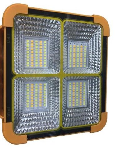Турестический фонарь JD JD-D108-1200W желтый