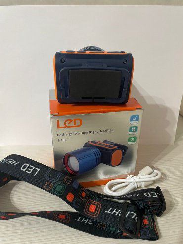 Турестический фонарь LED H136 налобный синий купить,NaN