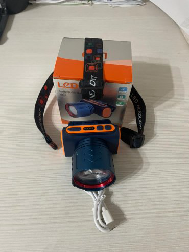 Турестический фонарь LED H136 налобный синий купить,NaN
