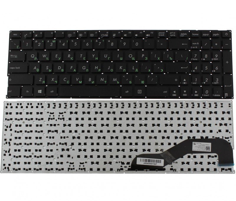 Клавиатура для ноутбука Asus X540 RU без рамки черная