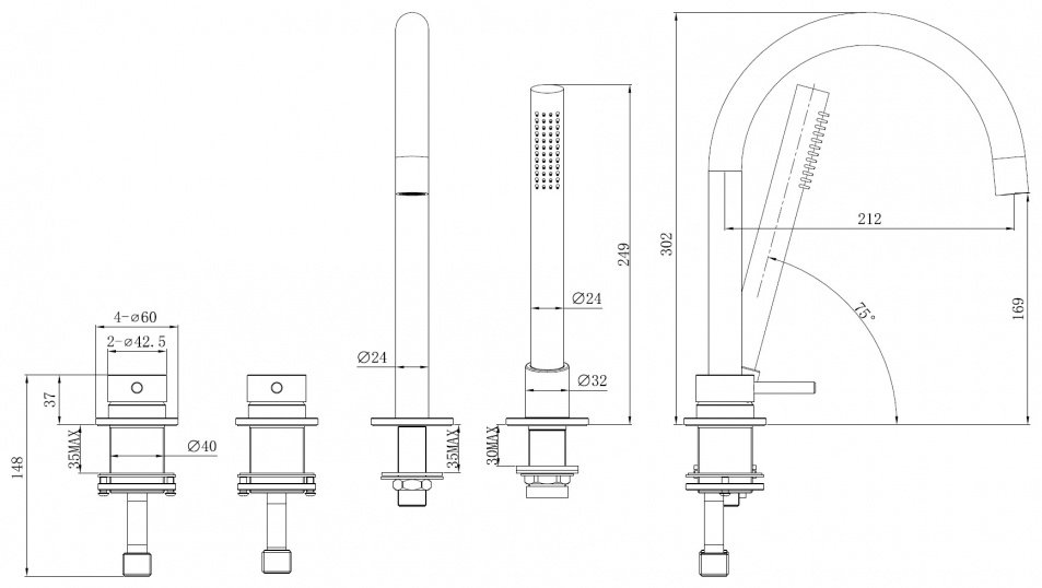 Abber AF8113BG , нержавеющая сталь, цвет золотой купить,NaN