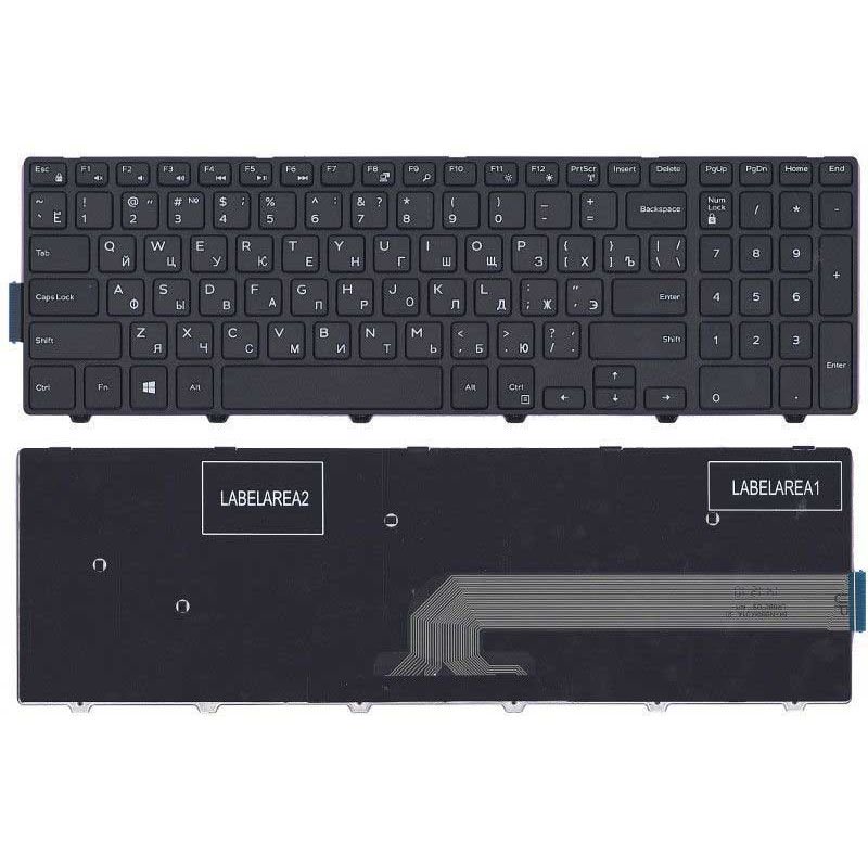 Клавиатура для ноутбука Dell Inspiron 15 5000 series/ 5547/ 5521/ 5542 RU черная