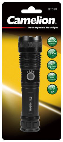 Турестический фонарь Camelion RT393-TB черный