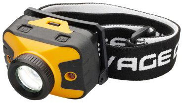 Турестический фонарь Savage Gear Headlamp UV/Zoom 5W/400Lumens 70777 налобный желтый купить,NaN