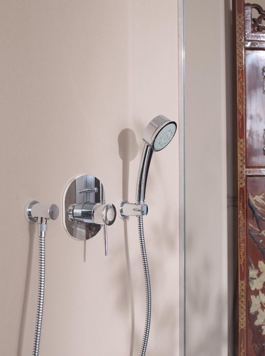 Смеситель для ванны Grohe BauClassic 29047000, латунь, цвет серебристый купить,NaN