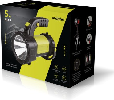 Турестический фонарь Smartbuy SBF-501-K ручной черный купить,NaN