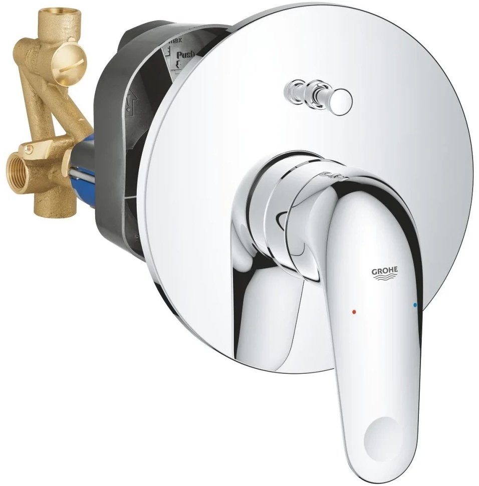 Смеситель для душа Grohe 32747001, латунь, цвет серебристый купить,NaN