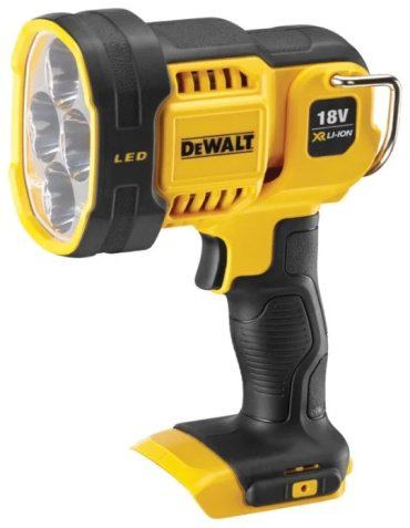Турестический фонарь DeWALT DCL043-XJ ручной желтый