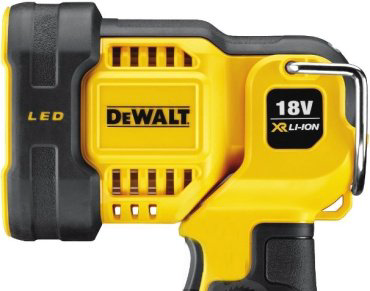 Турестический фонарь DeWALT DCL043-XJ ручной желтый