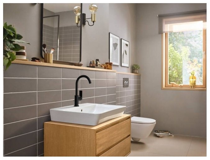 Смеситель для раковины HansGrohe Rebris E 72576670 однозахватный купить,NaN