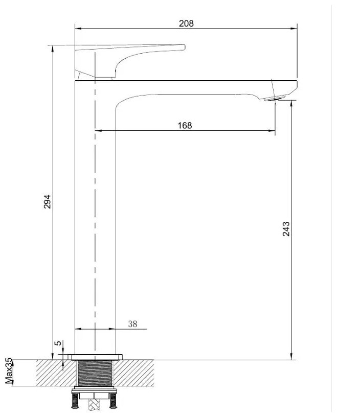Смеситель Belz White House BELZ B11709-7, латунь, цвет черный купить,NaN