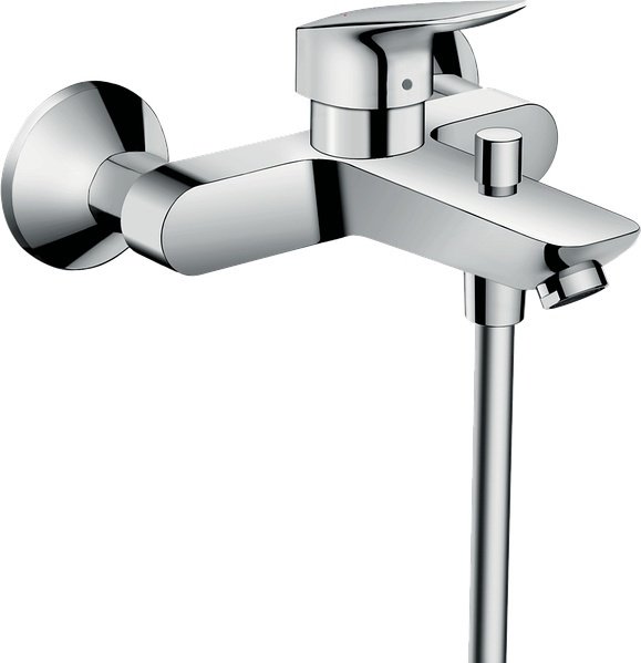 Смеситель для ванны с душем HansGrohe Logis 71400000, однозахватный купить,NaN