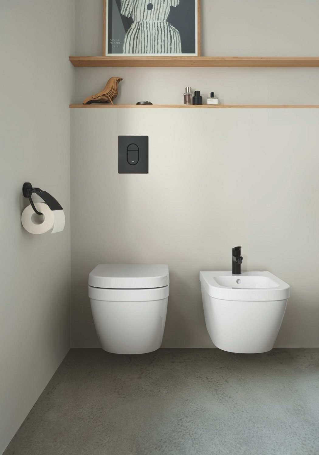 Смеситель для биде Grohe Eurosmart 329292433, латунь, цвет черный купить,NaN