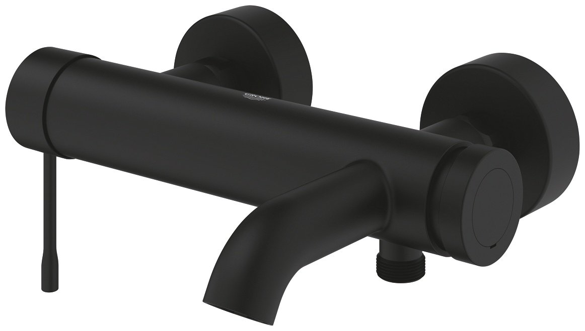 Смеситель для ванны Grohe Essence 25250KF1, латунь, цвет черный купить,NaN