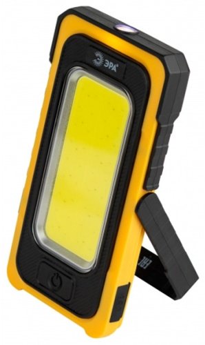 Турестический фонарь Эра RA-811 COB, powerbank, солнечная батарея, магнит ручной желтый