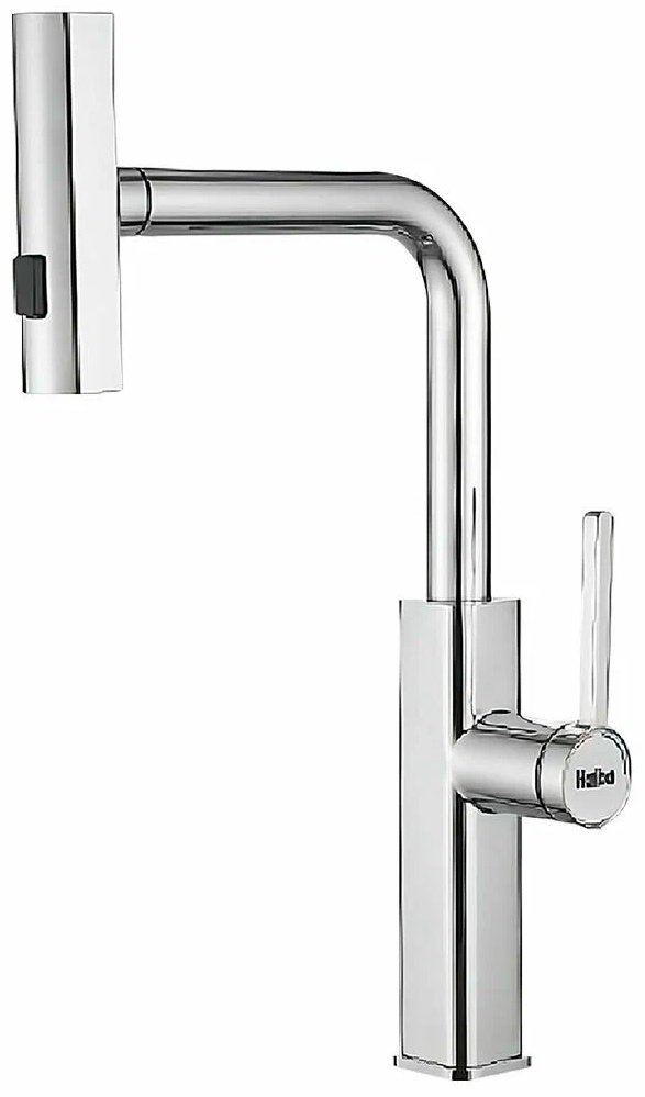 Смеситель для кухни Haiba HAIBA HB 73824 с выдвижным изливом, латунь, цвет хром купить,NaN