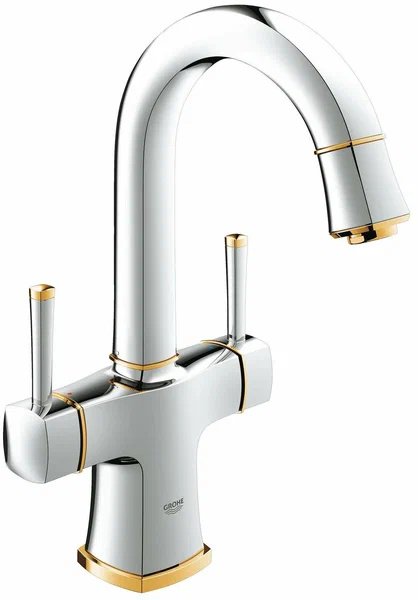 Смеситель Grohe Grandera 21107, латунь, цвет серебристый, золотистый купить,NaN