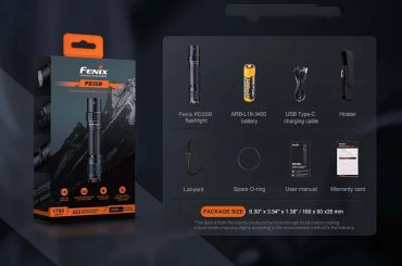 Турестический фонарь Fenix PD35R черный купить,NaN