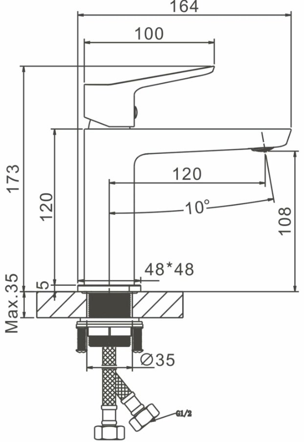 Смеситель Belz White House BELZ B10715-5, латунь, цвет золотой купить,NaN