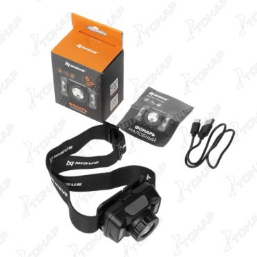 Турестический фонарь NISUS N-FN-HL18 черный купить,NaN