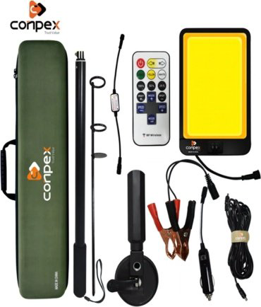 Турестический фонарь Conpex FR-24COB-RF кемпинговый черный