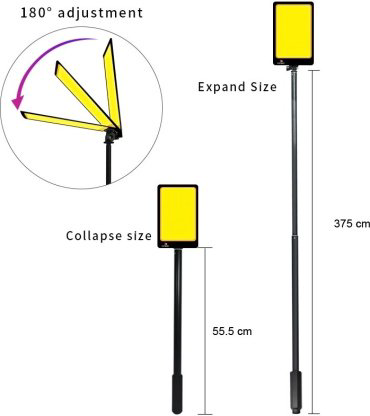 Турестический фонарь Conpex FR-24COB-RF кемпинговый черный купить,NaN