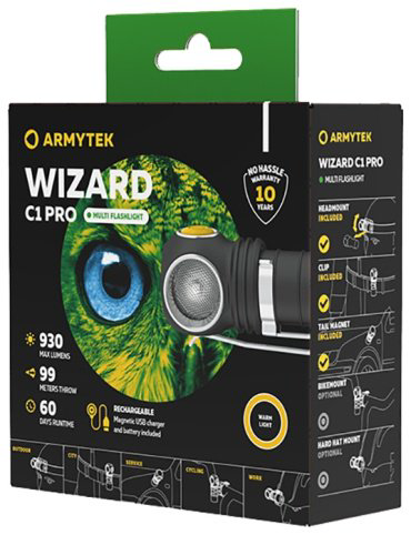 Турестический фонарь Armytek F09001W черный купить,29990