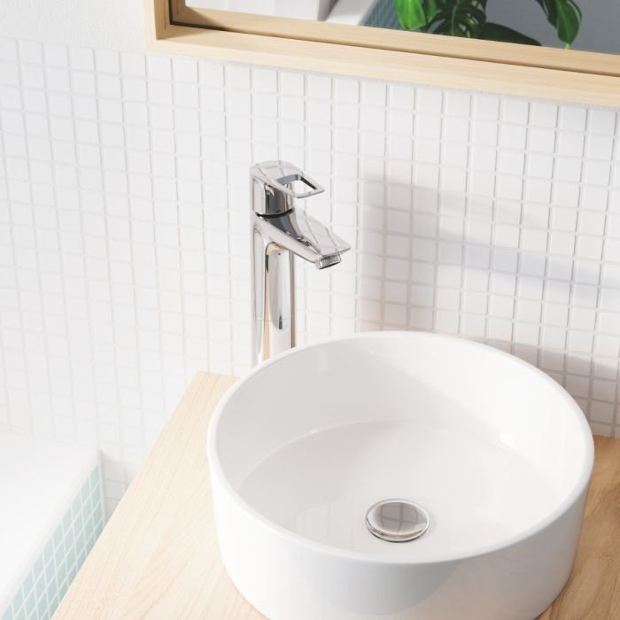 Смеситель Grohe BauLoop 23764 хром, XL-size, латунь, цвет серебристый купить,NaN