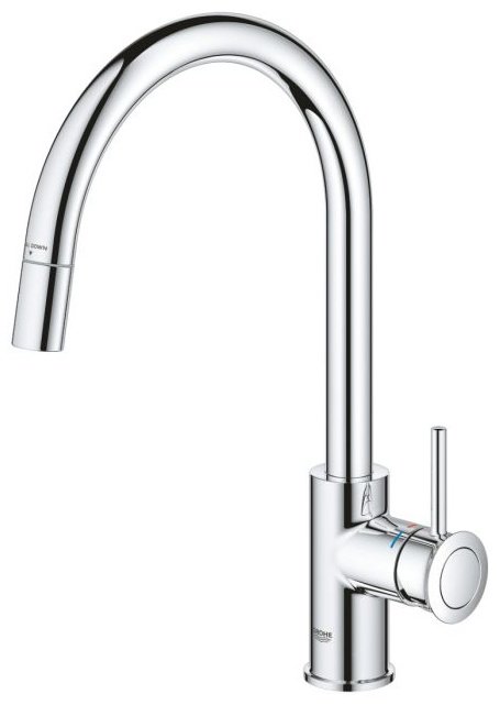 Смеситель для кухни Grohe BauClassic, латунь, цвет серебристый купить,NaN