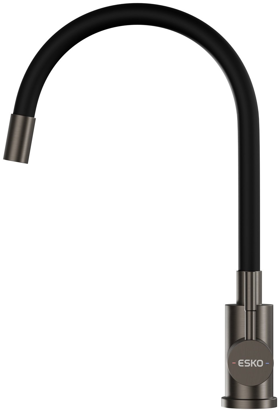 Смеситель ESKO Snake K44GMB, нержавеющая сталь, цвет черный купить,50700