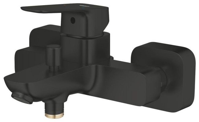 Смеситель для ванны Grohe Cubeo матовый черный, латунь, цвет черный купить,NaN