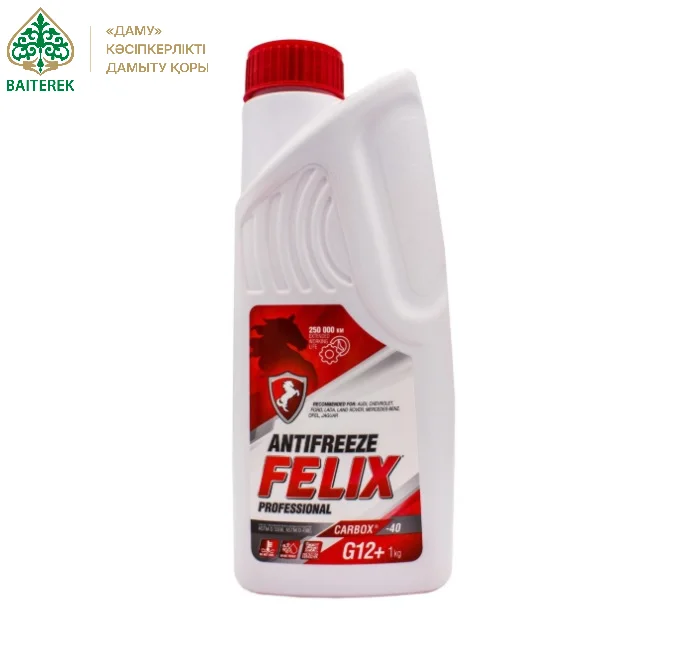 Антифриз Felix Carbox G12+ Professional -40 красный (розовый) 1л
