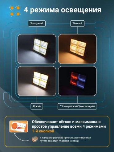 Турестический фонарь 30294842_KZ1-TYNLYD кемпинговый желтый
