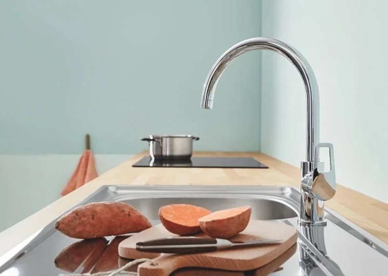 Смеситель для кухни Grohe White House Grohe BauLoop 31232001, латунь, цвет хром купить,NaN