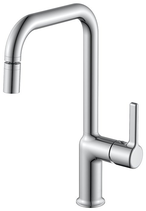 Смеситель для кухни VODA CLM519, латунь, цвет серебряный купить,NaN