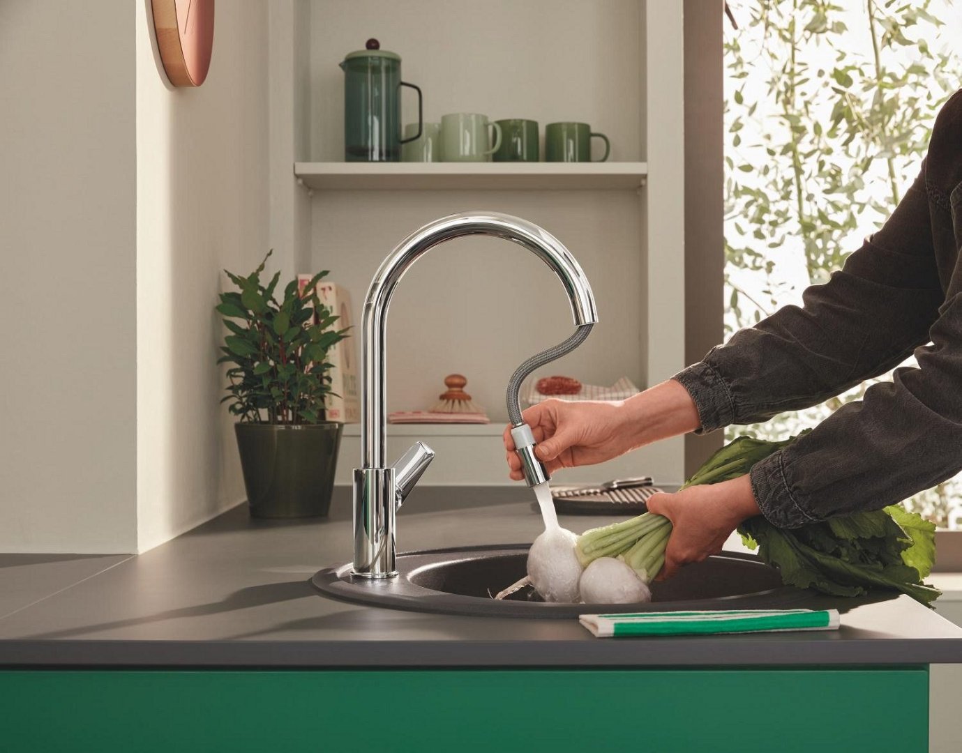 Смеситель для кухни Grohe 30536000, латунь, цвет серебристый купить,NaN