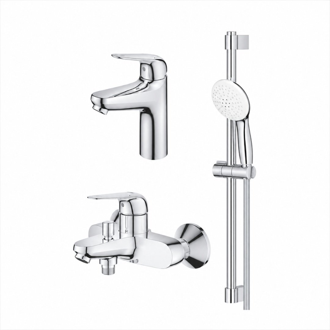Смеситель Grohe EuroEco , латунь, цвет хром купить,NaN
