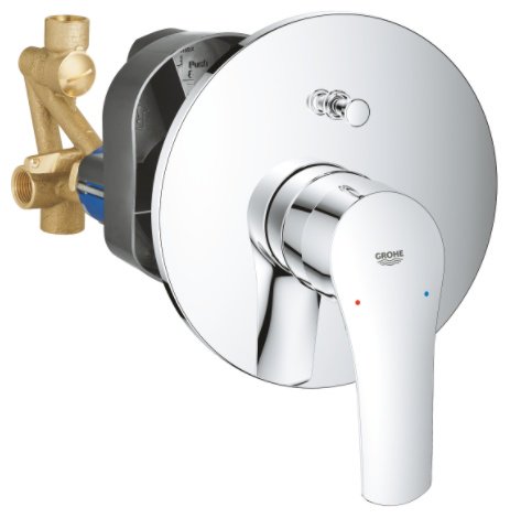 Смеситель для ванны Grohe 33305003 GROHE Eurosmart, латунь, цвет серебристый купить,NaN