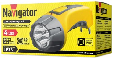 Турестический фонарь Navigator 94951 ручной желтый